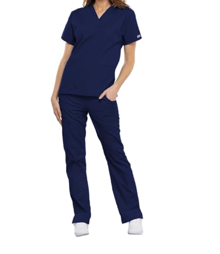 Cherokee - Uniform Damen Kasack mit V-Ausschnitt Originals Line Gr. XS, Marineblau, 18001 Cherokee - Uniform Damen Kasack mit V-Ausschnitt Originals Line Gr. XS, Marineblau, 18001 von CHEROKEE