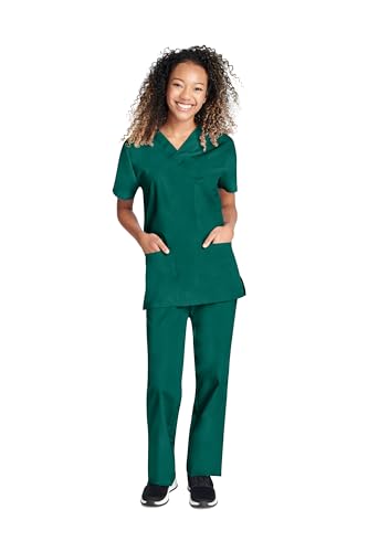 Cherokee - Uniform Uniform Kasack mit V-Ausschnitt und Hose Unisex Originals Line Größe S, Farbe Jägergrün, 18223 Cherokee - Uniform Uniform Kasack mit V-Ausschnitt und Hose Unisex Originals Line Größe S, Farbe Jägergrün, 18223 von CHEROKEE