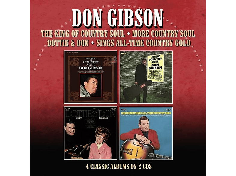 Don Gibson - King Of Country Soul/More Soul/Dottie&Don (CD) von CHERRY RED