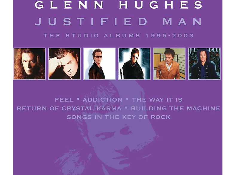 Glenn Hughes - Justified Man-The Studio Albums 1995-2003 (6CD) (CD) von CHERRY RED