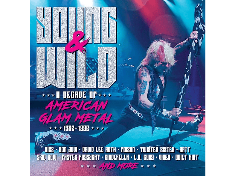 VARIOUS - Young And Wild-American Glam Metal 1982-1992 (CD) von CHERRY RED