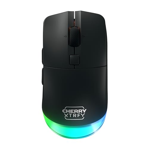 CHERRY XTRFY M50 Wireless, Kabellose Gaming-Maus, Verbindung über 2.4 GHz Funk, Bluetooth & Kabel, Ergonomische Form, RGB-Beleuchtung, Wiederaufladbar, Schwarz CHERRY XTRFY M50 Wireless, Kabellose Gaming-Maus, Verbindung über 2.4 GHz Funk, Bluetooth & Kabel, Ergonomische Form, RGB-Beleuchtung, Wiederaufladbar, Schwarz von CHERRY XTRFY