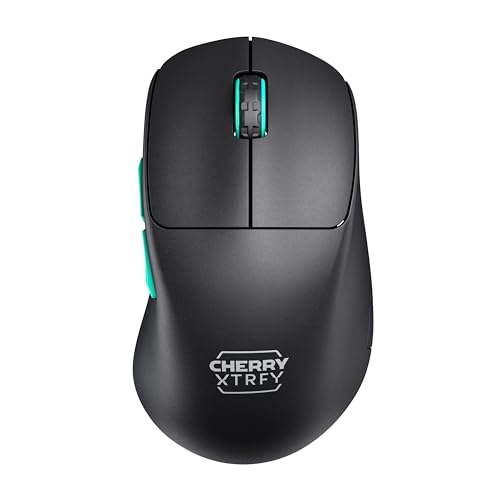 CHERRY XTRFY M64 Wireless, Ultraleichte Kabellose Gaming-Maus, 2,4 GHz Funk, Optimiert für esports, Ergonomische Form mit Besonders Niedriger Front, Schwarz CHERRY XTRFY M64 Wireless, Ultraleichte Kabellose Gaming-Maus, 2,4 GHz Funk, Optimiert für esports, Ergonomische Form mit Besonders Niedriger Front, Schwarz von CHERRY XTRFY