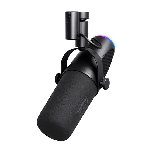 CHERRY XTRFY NGALE X, Professionelles USB- & XLR-Mikrofon für Aufnahmen, Gaming & Streaming, Dynamisches Mikro, Cardioid, Plug & Play, Low-Cut-Filter, Schwarz CHERRY XTRFY NGALE X, Professionelles USB- & XLR-Mikrofon für Aufnahmen, Gaming & Streaming, Dynamisches Mikro, Cardioid, Plug & Play, Low-Cut-Filter, Schwarz von CHERRY XTRFY
