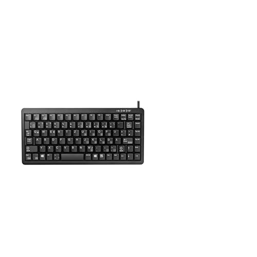 CHERRY G84-4100, Kompakte Mechanische Tastatur, Deutsches Layout (QWERTZ), Mit Windows-Tasten, Kabelgebunden (USB & PS/2), CHERRY ML Switches, Schwarz CHERRY G84-4100, Kompakte Mechanische Tastatur, Deutsches Layout (QWERTZ), Mit Windows-Tasten, Kabelgebunden (USB & PS/2), CHERRY ML Switches, Schwarz von CHERRY