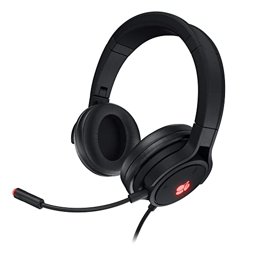 CHERRY HC 2.2, Kabelgebundenes USB-Headset für Gaming, Office & Multimedia, 50-mm Treiber, 7.1 Surround Sound, Hoher, Abnehmbares Mikrofon, Faltbar, Schwarz von CHERRY