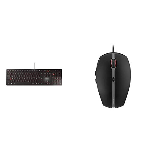 CHERRY KC 6000 Slim & Maus Gentix 4K Corded Optical Business USB, Schwarz CHERRY KC 6000 Slim & Maus Gentix 4K Corded Optical Business USB, Schwarz von CHERRY