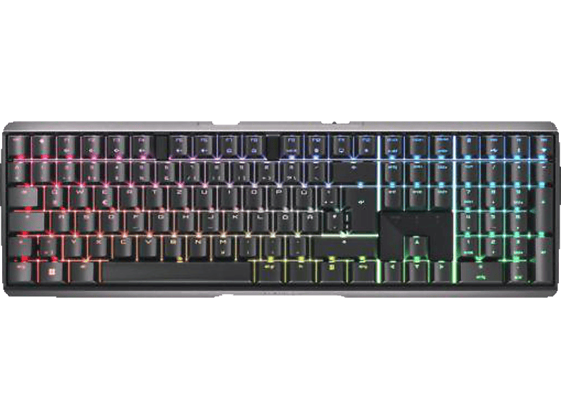 CHERRY MX 3.0S RGB, Gaming Tastatur, Mechanisch, Cherry Red, kabellos, Schwarz von CHERRY