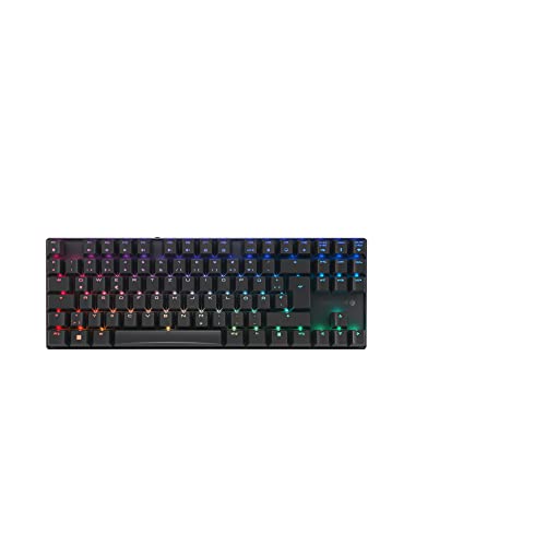 CHERRY MX 8.2 TKL Wireless, kabellose mechanische Gaming-Tastatur ohne Nummernblock, Deutsches Layout (QWERTZ), RGB-Beleuchtung, inkl. Metallkoffer für Transport, MX BROWN Switches, Schwarz von CHERRY