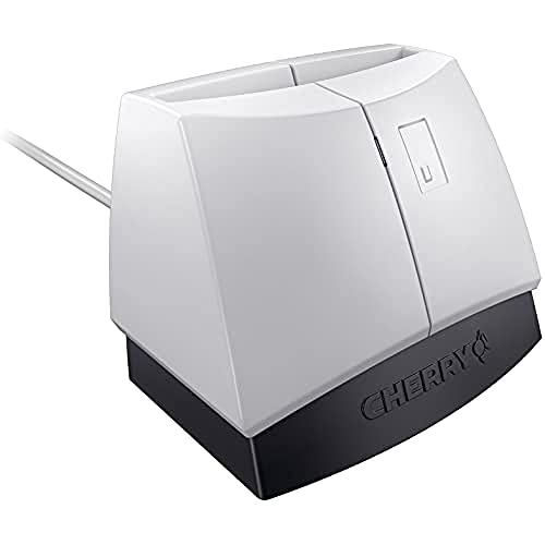 CHERRY SmartTerminal ST-1144UB USB cardreader Pale Grey von CHERRY
