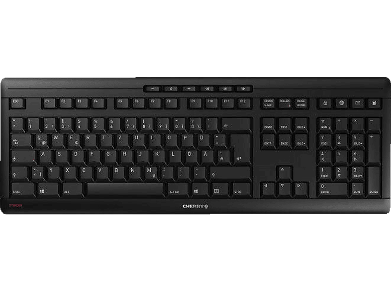 CHERRY Stream wireless, Tastatur, Standard, Cherry SX Scherentechnology, kabellos, Schwarz von CHERRY