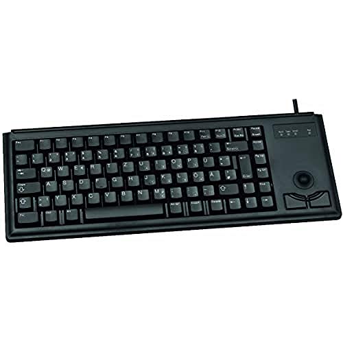 CHERRY Tastatur 2X PS/2 US schwarz, G84-4400LPBEU-2 von CHERRY
