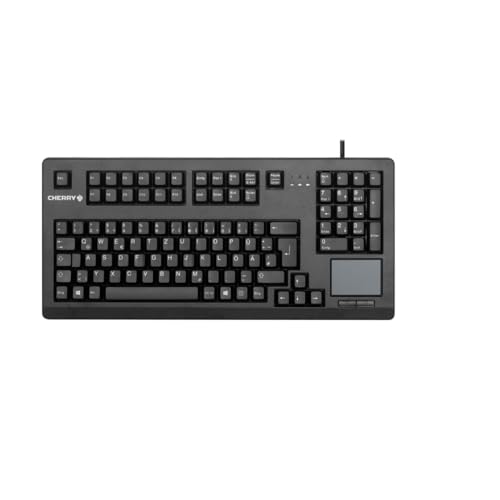 CHERRY G80-11900, Kompakte Mechanische Tastatur mit Nummernblock, Touchpad & 2 Maustasten, Deutsches Layout (QWERTZ), USB-Anschluss, MX BLACK Switches, Schwarz CHERRY G80-11900, Kompakte Mechanische Tastatur mit Nummernblock, Touchpad & 2 Maustasten, Deutsches Layout (QWERTZ), USB-Anschluss, MX BLACK Switches, Schwarz von CHERRY