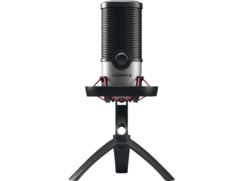 CHERRY UM 6.0 Mikrofon, Schwarz/Silber von CHERRY