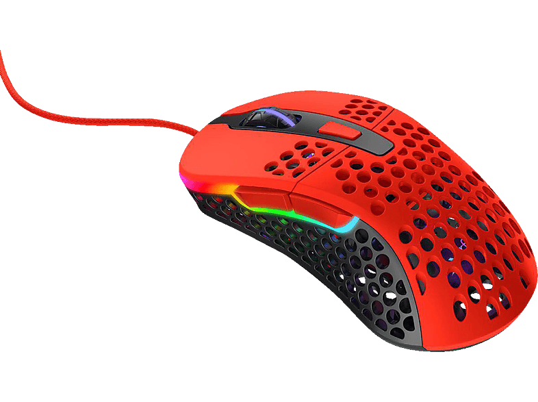 CHERRY XTRFY M4 RGB Gaming Maus, Kripparrian Red von CHERRY