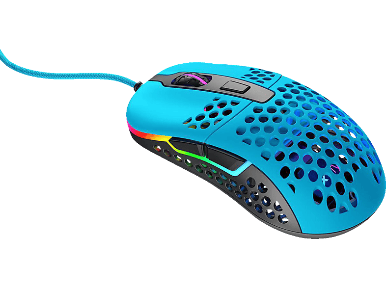 CHERRY XTRFY M42 RGB Gaming Maus, Miami Blue von CHERRY