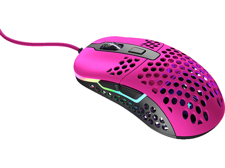 CHERRY XTRFY M42 RGB Gaming Maus, Pink von CHERRY