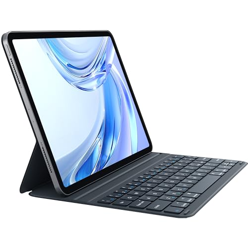 CHESONA Tastatur iPad 10 Generation 10,9 Zoll, iPad 11 Generation A16 2025 mit Tastatur, 868 Stunden langlebiger Akku, ultradünn, magnetisches Design, automatischer Schlaf & Aufwachen Tastatur, Grau von CHESONA