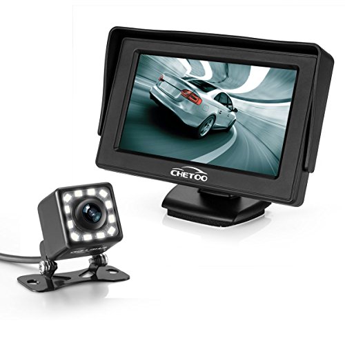 CHETOO Rückfahrkamera Auto Rückansicht mit Nachtsicht 12 LED 170° Winkel Wasserdicht Rückfahrsystem + 4.3" LCD Auto Monitor CHETOO Rückfahrkamera Auto Rückansicht mit Nachtsicht 12 LED 170° Winkel Wasserdicht Rückfahrsystem + 4.3" LCD Auto Monitor von CHETOO