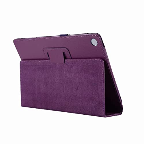 CHEVUE kuaijiexiaopu Hüllen for Lenovo-Case-Tab 4 10 TB-X704F X704L / Plus TB-X304F X30 4l, Pu. Ledertablettenabdeckung Flip Case for Lenovo Tab4 10 x70. 4f x304f. (Farbe : Tab 4 Plus 10 Purple) von CHEVUE