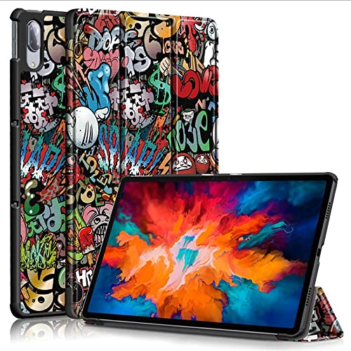 CHEVUE kuaijiexiaopu Hüllen for Lenovo Tab P11 PRO Xiaoxin PAD PRO 2021 Case Tri-Fold Magnetic Leather Smart Cover for Xiaoxin Pad Plus Lenovo Tab P11 Case (Farbe : TY, Größe : Tab P11 Pro TB-J706F) von CHEVUE