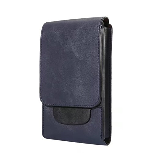 CHEVUE kuaijiexiaopu Covers Universal Handytasche Gürtel Clip Beutel Taille Geldbörse Fall for iPhone, Multifunktionsmappe Abdeckung for Huawei-Xiaomi (Farbe : Dunkelblau, Größe : 6 5inch) von CHEVUE