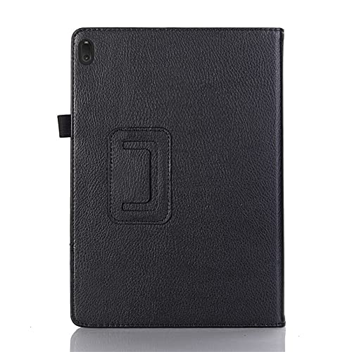 kuaijiexiaopu Hüllen For Lenovo-Tabulat E10 TB-X104L 10.1 ", PU Leder-Flip-Stand-Smart Cover Stoßfester Abdeckung for Lenovo-Registerkarte P11 TB-J606F / N + Stift ( Farbe : Schwarz , Größe : Tab E10 von CHEVUE