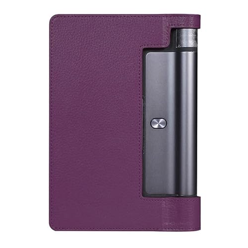 kuaijiexiaopu Hüllen Tablet-Fall for Lenovo YOGA Tab 3 8 YT3-850, Pu. Lederständerabdeckung for Lenovo YOGA Tab 3 8.0. Yt3-850FML Tab3 10.1. Profi ( Farbe : Purple , Größe : YOGA YT3-X50F 10.1in ) von CHEVUE
