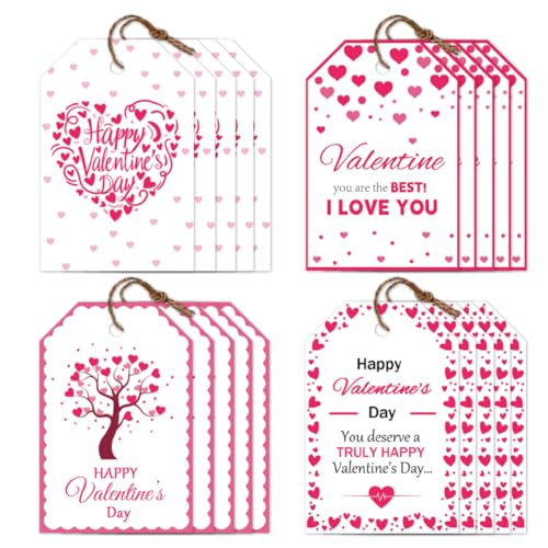 CHGCRAFT 120 Stück 4 Stil Valentinstag Geschenkanhänger zum Beschriften Thank You Gift Tags mit 30M Hanfseil Present Labels für Geburtstagsgeschenke Hochzeitseinladungen Wunschkarte CHGCRAFT 120 Stück 4 Stil Valentinstag Geschenkanhänger zum Beschriften Thank You Gift Tags mit 30M Hanfseil Present Labels für Geburtstagsgeschenke Hochzeitseinladungen Wunschkarte von CHGCRAFT