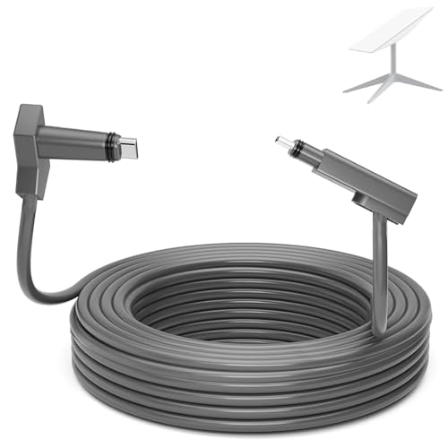 CHGRNLF Gen 2 Kabel für Starlink 50FT, Ersatzkabel für Star Link V2 Standard Actuated Kit, wasserdicht, Grau CHGRNLF Gen 2 Kabel für Starlink 50FT, Ersatzkabel für Star Link V2 Standard Actuated Kit, wasserdicht, Grau von CHGRNLF
