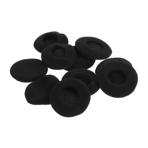CHICAMPERA 10 Stück Kopfhörerzubehör Ohrhörer Headset Schwammabdeckung Kopfhörer Ersatzteile Headset Pads Ersatz Headset Ohrabdeckungen Ohrpolster Schwammkissen Kopfhörer Ohrpolster von CHICAMPERA