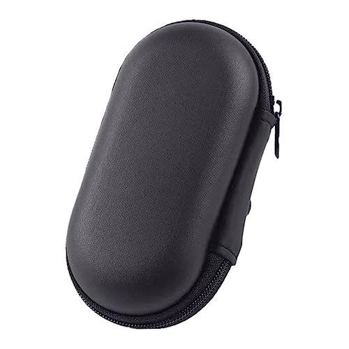 CHICAMPERA 10Stücke Eva Kopfhörertasche Teilig Druckfest Stoßsicher für Kopfhörer Kabel Kompakte Aufbewahrung Wasserabweisend Schwarz Multifunktional von CHICAMPERA