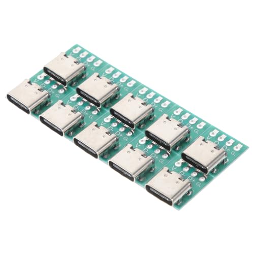 CHICAMPERA 10Stücke USB C Board Teilig Weiblicher Typ C Connector PCB Platine für Schnelle Datenübertragung Kompatibel mit USB C Kabeln DIY Projekte CHICAMPERA 10Stücke USB C Board Teilig Weiblicher Typ C Connector PCB Platine für Schnelle Datenübertragung Kompatibel mit USB C Kabeln DIY Projekte von CHICAMPERA