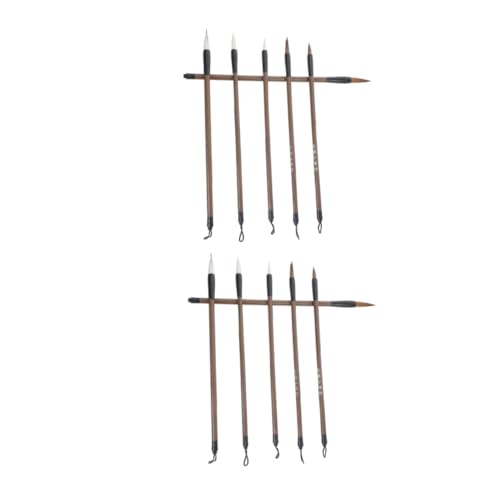CHICAMPERA 12-Teiliges Set Pinsel für chinesische Kalligrafie Chinesischer Kalligraphie-Zeichenstift Kalligraphie Pen Stift für die chinesische Kalligraphie Light Brown CHICAMPERA 12-Teiliges Set Pinsel für chinesische Kalligrafie Chinesischer Kalligraphie-Zeichenstift Kalligraphie Pen Stift für die chinesische Kalligraphie Light Brown von CHICAMPERA