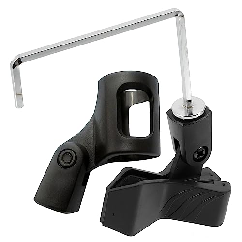 CHICAMPERA 1Satz Mikrofonclip aus Metall Klemme für Mikrofonhalterung Stabil Einfach zu Installieren Kompatibel mit Meisten Mikrofonen für Auftritte Studioaufnahmen von CHICAMPERA