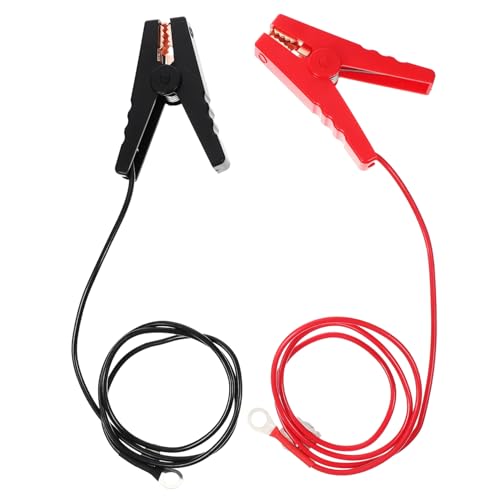 CHICAMPERA 1Satz Starthilfekabel mit Krokodilklemmen Elektrozaun Anschlusskabel für Stromzaun für Garten und Viehzäune Kompatibel mit Gängigen CHICAMPERA 1Satz Starthilfekabel mit Krokodilklemmen Elektrozaun Anschlusskabel für Stromzaun für Garten und Viehzäune Kompatibel mit Gängigen von CHICAMPERA