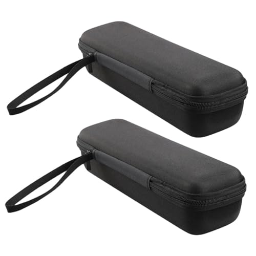 CHICAMPERA 2 Stück Mikrofon Aufbewahrungstasche Karaoke-Mikrofon-Reisetasche Mikrofontasche mikrofon Tragetasche Mikrofonhalter Handtasche Aufbewahrungskoffer für Geräte Eva Schwarz von CHICAMPERA