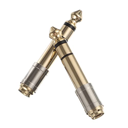 CHICAMPERA 2Stücke Audio Adapter Kupferstecker für Kopfhörer Kompatibel mit Mischpulten Heimkinos Audiogeräten CHICAMPERA 2Stücke Audio Adapter Kupferstecker für Kopfhörer Kompatibel mit Mischpulten Heimkinos Audiogeräten von CHICAMPERA