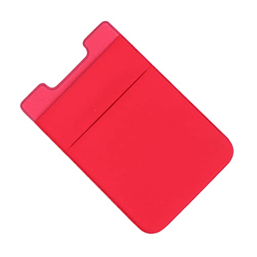 CHICAMPERA 2Stücke Selbstklebender Telefonkartenbeutel Doppellagiger Handy Rückentasche für Kreditkarten Rot für Einfache Befestigung Am Smartphone CHICAMPERA 2Stücke Selbstklebender Telefonkartenbeutel Doppellagiger Handy Rückentasche für Kreditkarten Rot für Einfache Befestigung Am Smartphone von CHICAMPERA
