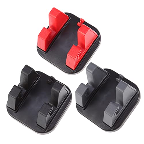CHICAMPERA 2Stücke Silikon Handyhalterung Auto Selbstklebende Universelle Kfz Smartphone Halterung für Autos Zuhause Passend für GPS Geräte Smartphones Rot von CHICAMPERA