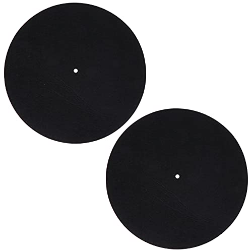 CHICAMPERA 2Stücke Vinyl Plattentellerauflage Schutzmatte für Schallplatten Effektive Vibrationskontrolle Geräuschreduzierung CHICAMPERA 2Stücke Vinyl Plattentellerauflage Schutzmatte für Schallplatten Effektive Vibrationskontrolle Geräuschreduzierung von CHICAMPERA