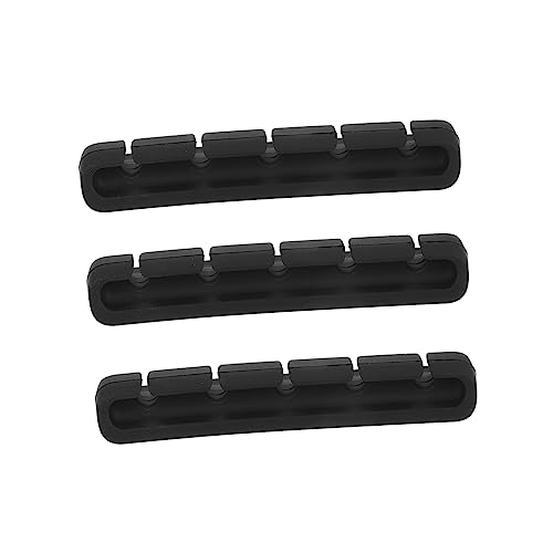 CHICAMPERA 3Stücke Selbstklebende Kabelhalter für Kabelmanagement Desktop Kabel Organizer Clip für USB Kabel Netzkabel Kopfhörer Ladegeräte Einfach zu Installieren von CHICAMPERA