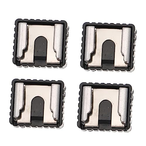 CHICAMPERA 4Stücke Blitzschuhadapter mit Gewinde Robuste Halterung für Monitor Mikrofon Professionelle Eisenkonstruktion für Langlebigen Einsatz von CHICAMPERA