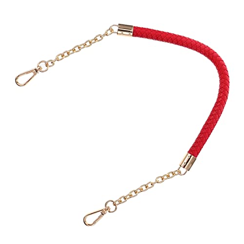 CHICAMPERA DIY Schultergurt aus PU Leder mit Metallkette Verstellbarer Damen Bag Strap Modischer Webbeutelriemen für Handtaschen Umhängetaschen Langlebig CHICAMPERA DIY Schultergurt aus PU Leder mit Metallkette Verstellbarer Damen Bag Strap Modischer Webbeutelriemen für Handtaschen Umhängetaschen Langlebig von CHICAMPERA