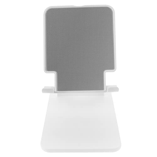 CHICAMPERA Faltbarer Tablet Für Schreibtisch Einstellbare Halterung Stabiler Basis Für Videos Mehr Transparentes Design Perlweiß von CHICAMPERA