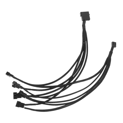CHICAMPERA Fan-Hub lüfter verlängerungskabel Luft Konverterkabel für Versorgungslüfter Computer-Lüfter Lüfter kühlen Splitterkabel für Lüfter. Lüfterkonverter Plastik Black CHICAMPERA Fan-Hub lüfter verlängerungskabel Luft Konverterkabel für Versorgungslüfter Computer-Lüfter Lüfter kühlen Splitterkabel für Lüfter. Lüfterkonverter Plastik Black von CHICAMPERA