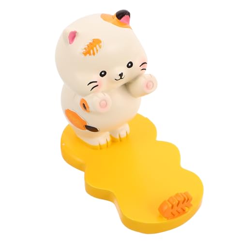 CHICAMPERA Handyhalter Cartoon -telefonhalter Kreativer Desktop-telefonständer Katze Handy Ständer Katzentelefonhalter Für Den Schreibtisch Telefonständer Für Kunstharz von CHICAMPERA