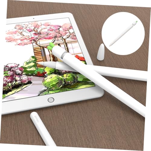 CHICAMPERA Stift-Schutzhülle Federmäppchen der Generation Bleistift 2 Abdeckung Stifthalter Stylus Karottenform Stylus Halterung Silikonhülle für Eingabestift Schutzhülle aus Silikon Weiß CHICAMPERA Stift-Schutzhülle Federmäppchen der Generation Bleistift 2 Abdeckung Stifthalter Stylus Karottenform Stylus Halterung Silikonhülle für Eingabestift Schutzhülle aus Silikon Weiß von CHICAMPERA