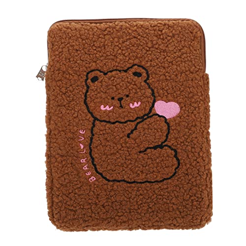 CHICAMPERA Stylische Tablet Aufbewahrungstasche für Langlebig Multifunktional Spritzwassergeschützt für Elegantem mit Bärenmotiv von CHICAMPERA