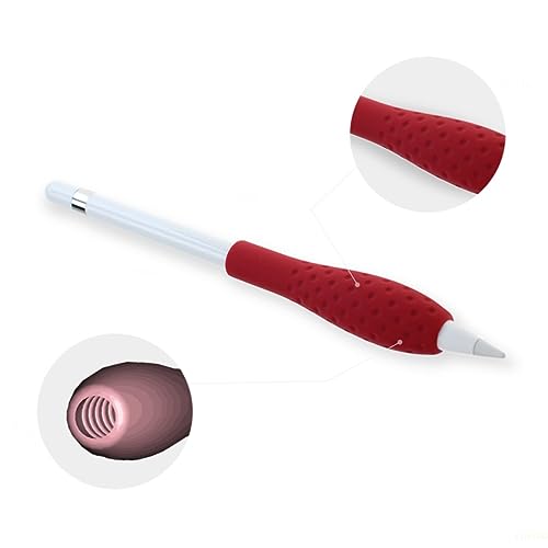 CHICAMPERA Stylus Schutzhülle Ergonomische Stift Stifte Tablets Nur Für Die Hand Touchscreen Hülle Griff Silikon Stylus Abdeckung Silikon Schutzhülle Rot CHICAMPERA Stylus Schutzhülle Ergonomische Stift Stifte Tablets Nur Für Die Hand Touchscreen Hülle Griff Silikon Stylus Abdeckung Silikon Schutzhülle Rot von CHICAMPERA